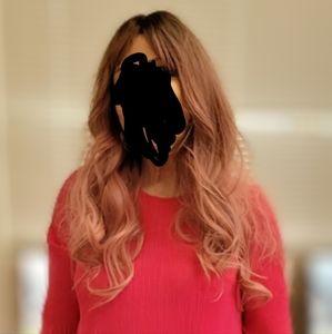 Synthetic wig pink 29inches